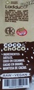 Laddubar barra vegana de coco y chocolate sin tacc