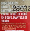 Laddubar barra vegana de frutos rojos sin tacc