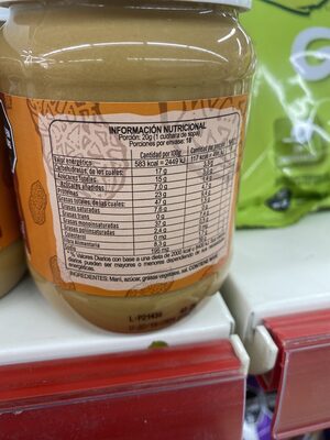 Maní king manteca de maní natural sin gluten 350g