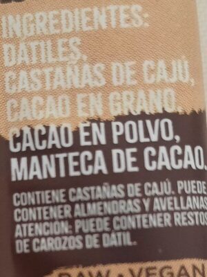 Laddubar barra vegana de brownie sin tacc