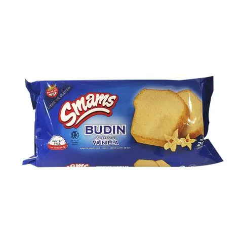 Smams budín de vainilla sin azúcar 