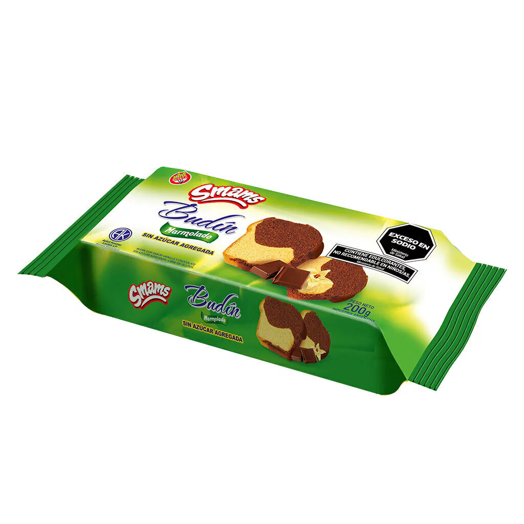 Smams budín marmolado sin azúcar