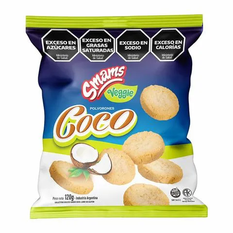 Smams Veggie polvorones de coco
