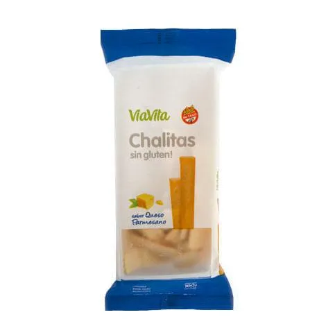 Viavita chalita sin gluten sabor queso parmesano
