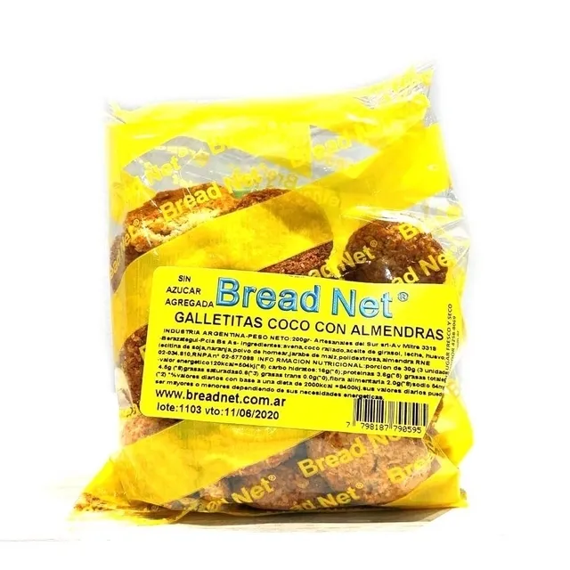 Bread Net galletitas de papaya, ananá y caju