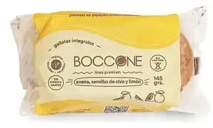 Boccone galletitas integrales de avena, chia y limón