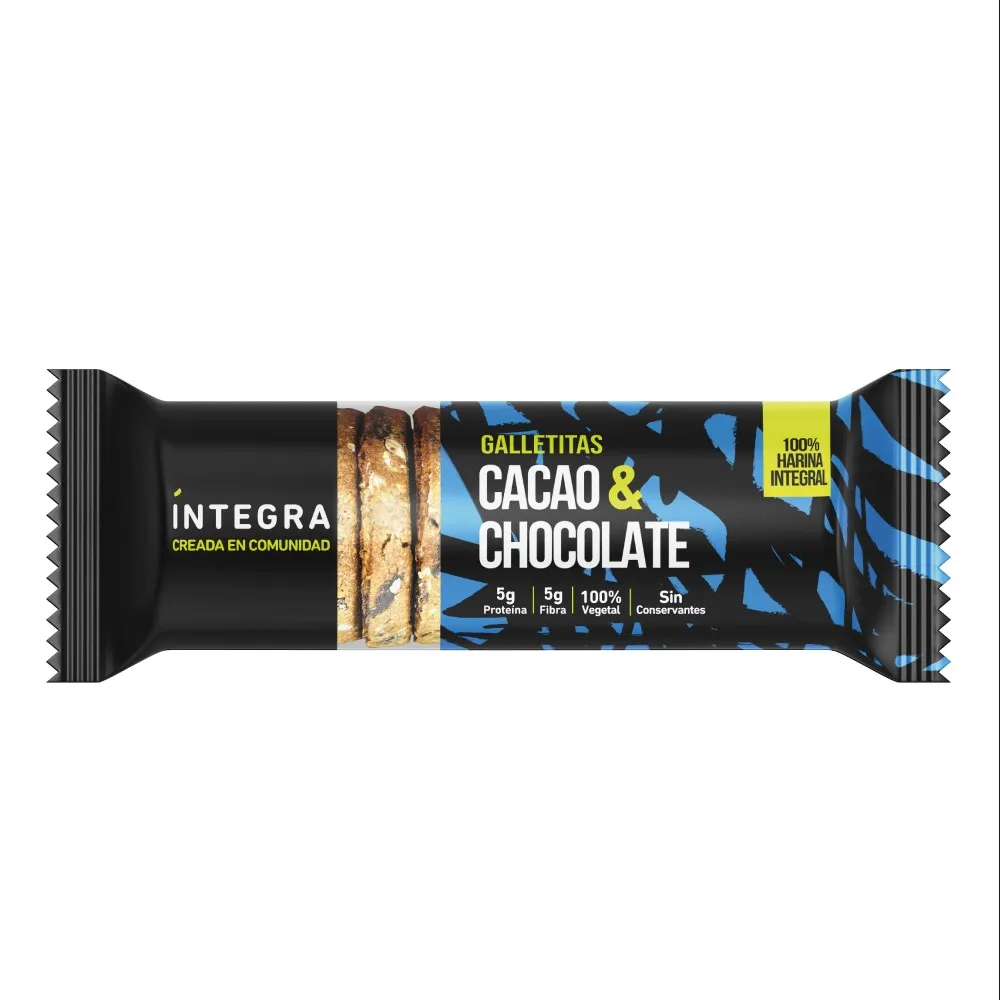Integra galletitas de cacao y chocolate 200g