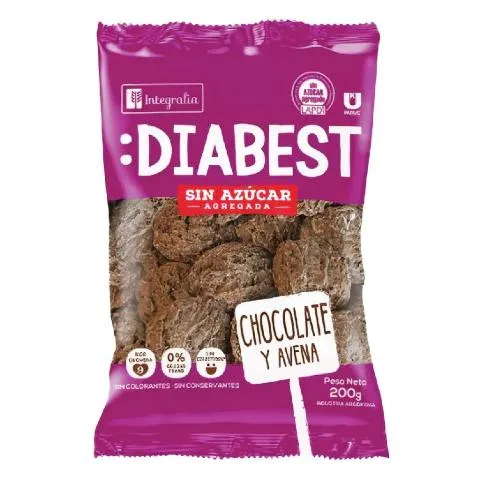 Integralia Diabest galletitas dietéticas de coco y avena