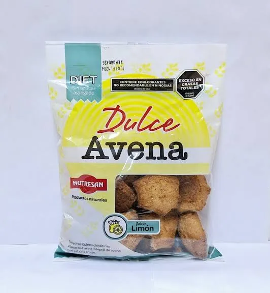 Nutresan galletitas dulce avena de limón