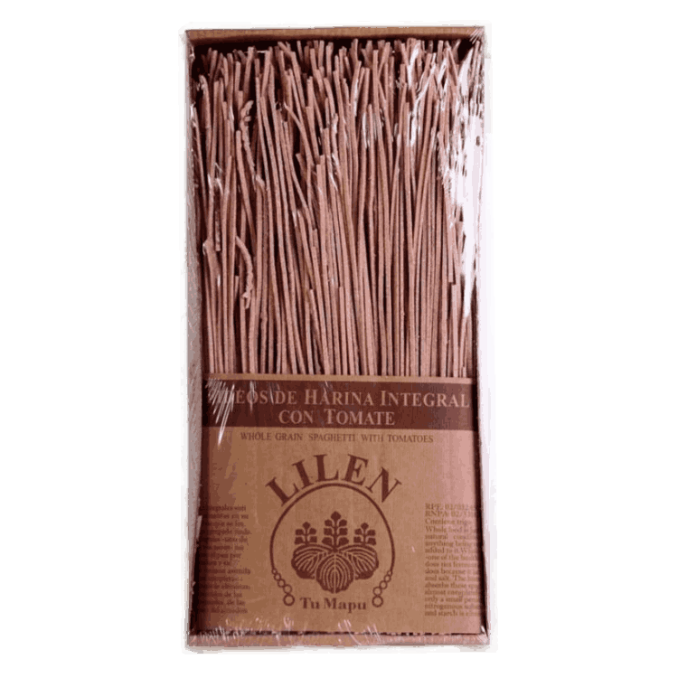 Lilen fideos de harina integral tomate