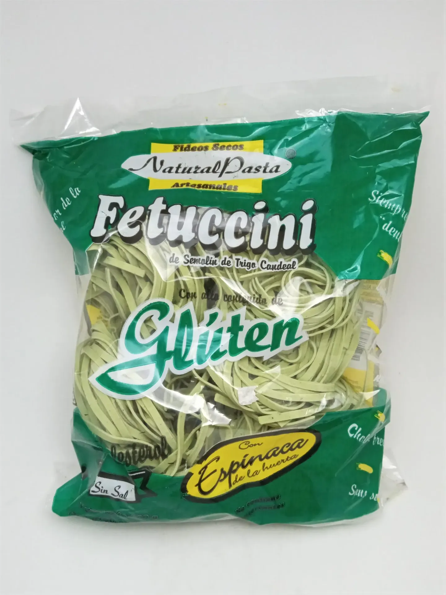 Natural Pasta integral espinaca