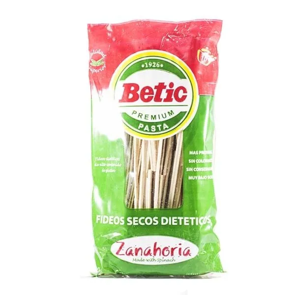 Betic tallarines dietéticos zanahoria