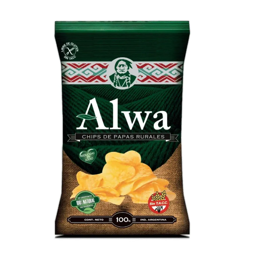 Alwa chips de papa sin gluten