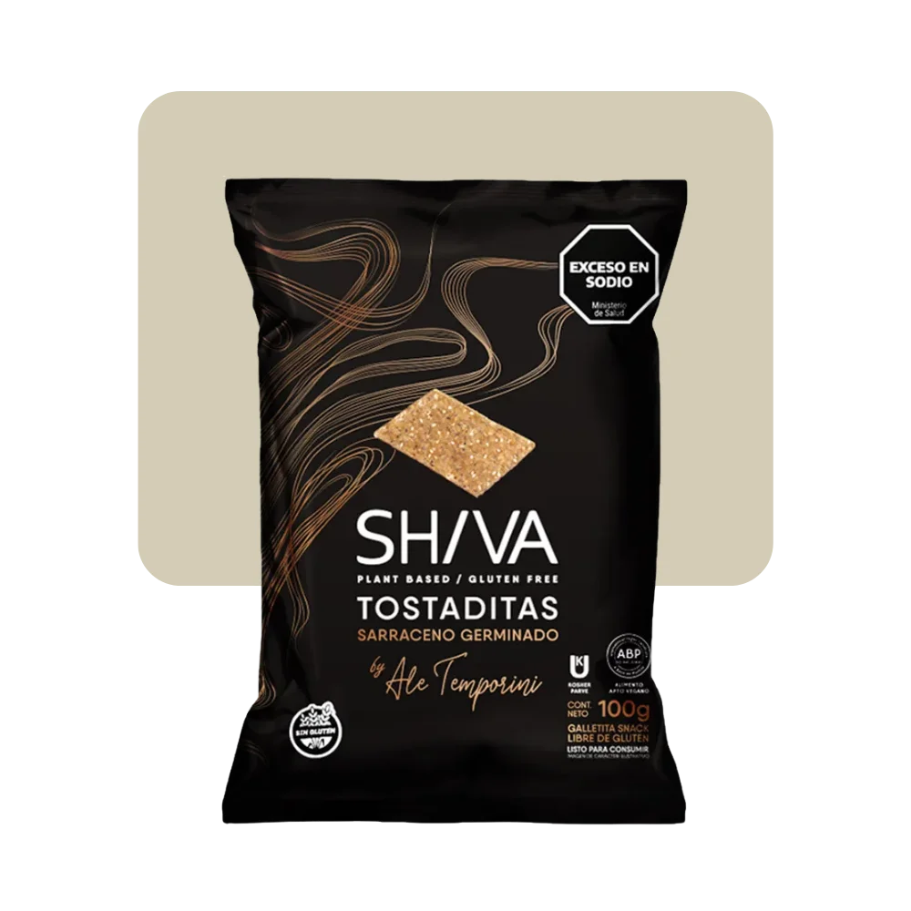 Shiva tostaditas sarraceno germinado sin tacc 100g