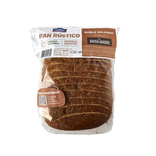 La Francia pan rustico con masa madre doble salvado