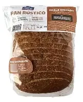 La Francia pan rustico con masa madre doble salvado