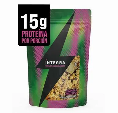 Integra granola proteica con pasta de mani 250g