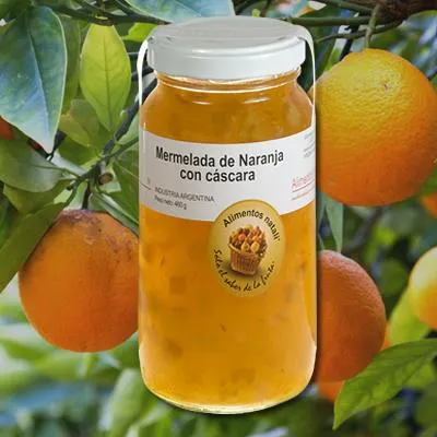 Natali mermelada de naranja con cascara