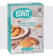 Lovvit galletitas de harina de garbanzo y almendras 180g