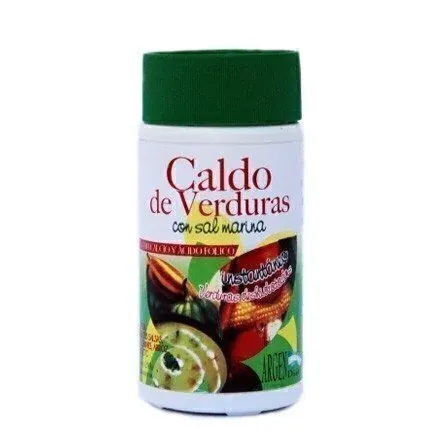 Argendiet caldo de verduras con sal marina