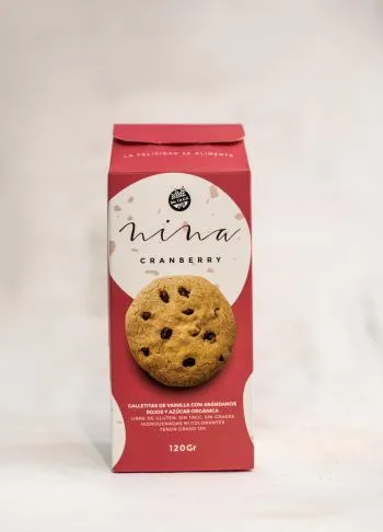 Nina galletitas de vainilla con chile de chocolate