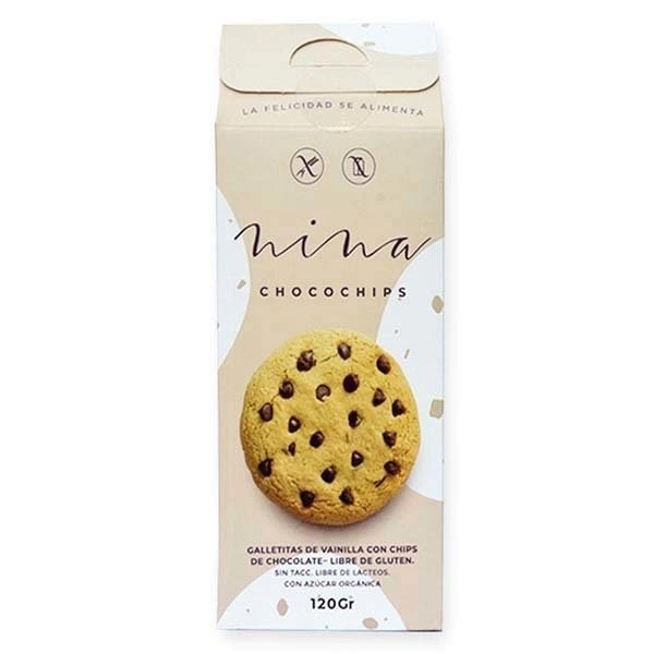 Nina galletitas de vainilla con chile de chocolate