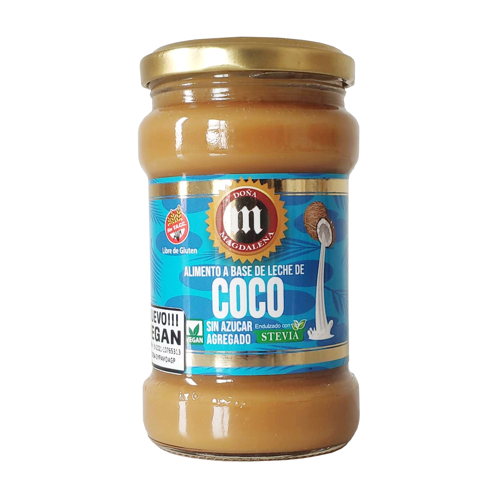 Doña Magdalena dulce de leche con stevia sabor coco