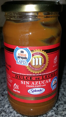 Doña Magdalena dulce de leche con splenda