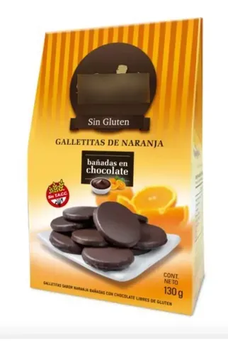 Angiola galletitas de naranja bañadas en chocolate