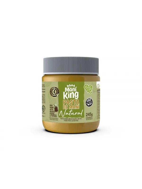 Maní king pasta de maní sin gluten 245g