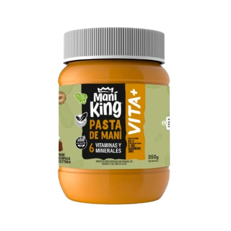 Maní king pasta de maní vita+ sin gluten 350g