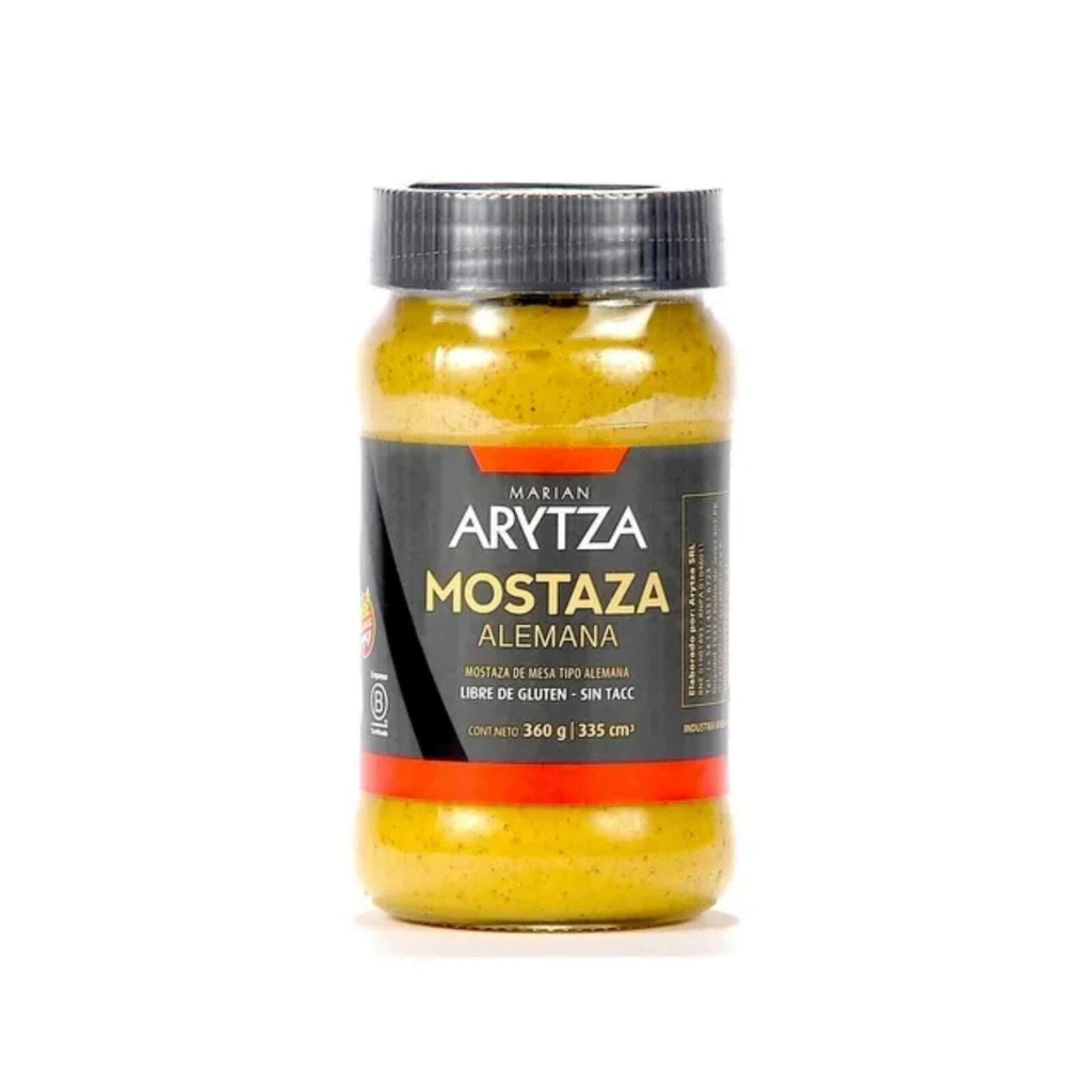 Arytza mostaza alemana 360g sin tacc