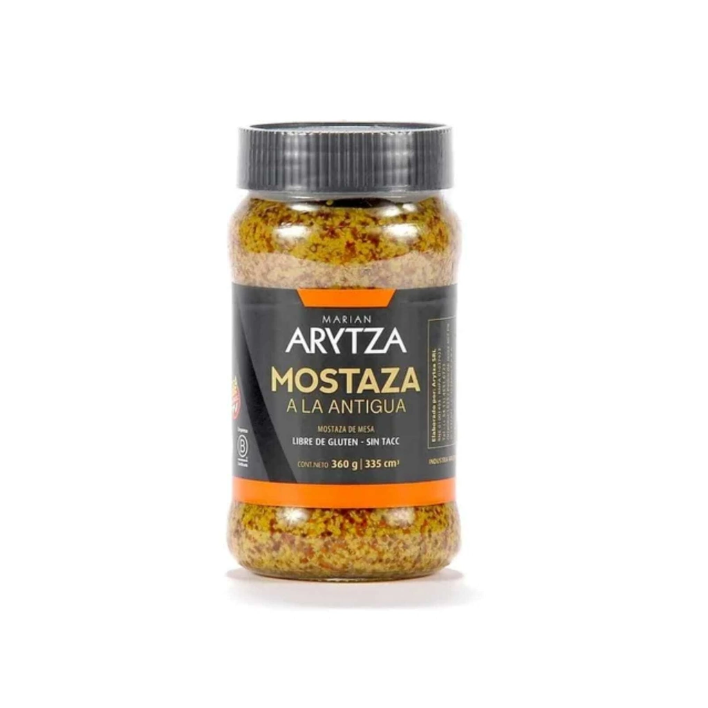 Arytza mostaza a la antigua 360g sin tacc