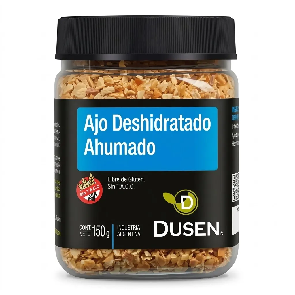 Dusen ajo deshidratado ahumado sin gluten 150g