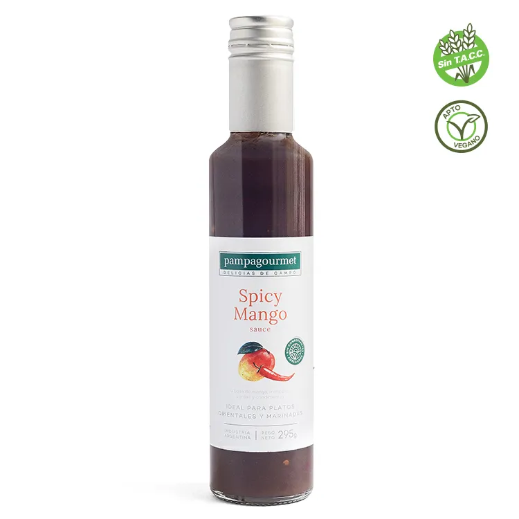 Pampagourmet salsa de mango picante sin tacc