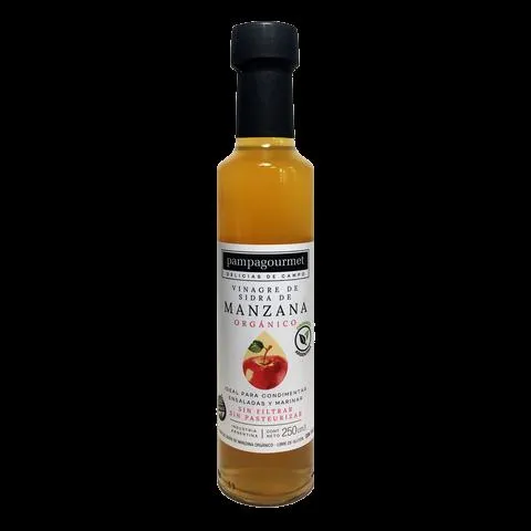Pampagourmet vinagre de manzana orgánico sin tacc