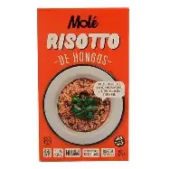 Mole risotto de hongos sin tacc