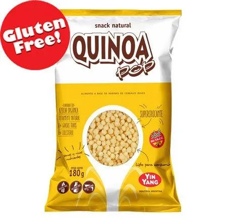 YingYang quinoa pop inflada sin azucar a sin gluten 80g