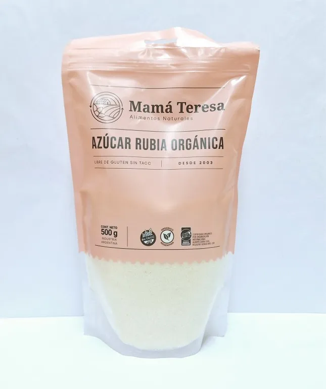 Mamá Teresa azúcar rubia organica sin gluten 500g