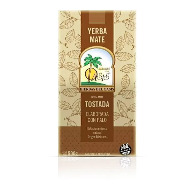 Oasis yerba mate tostada sin TACC 500g