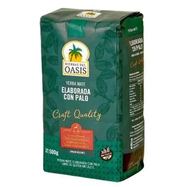 Oasis yerba mate saludable (Incayuyo, té verde, Melisa y zarzaparrilla )sin TACC 500g
