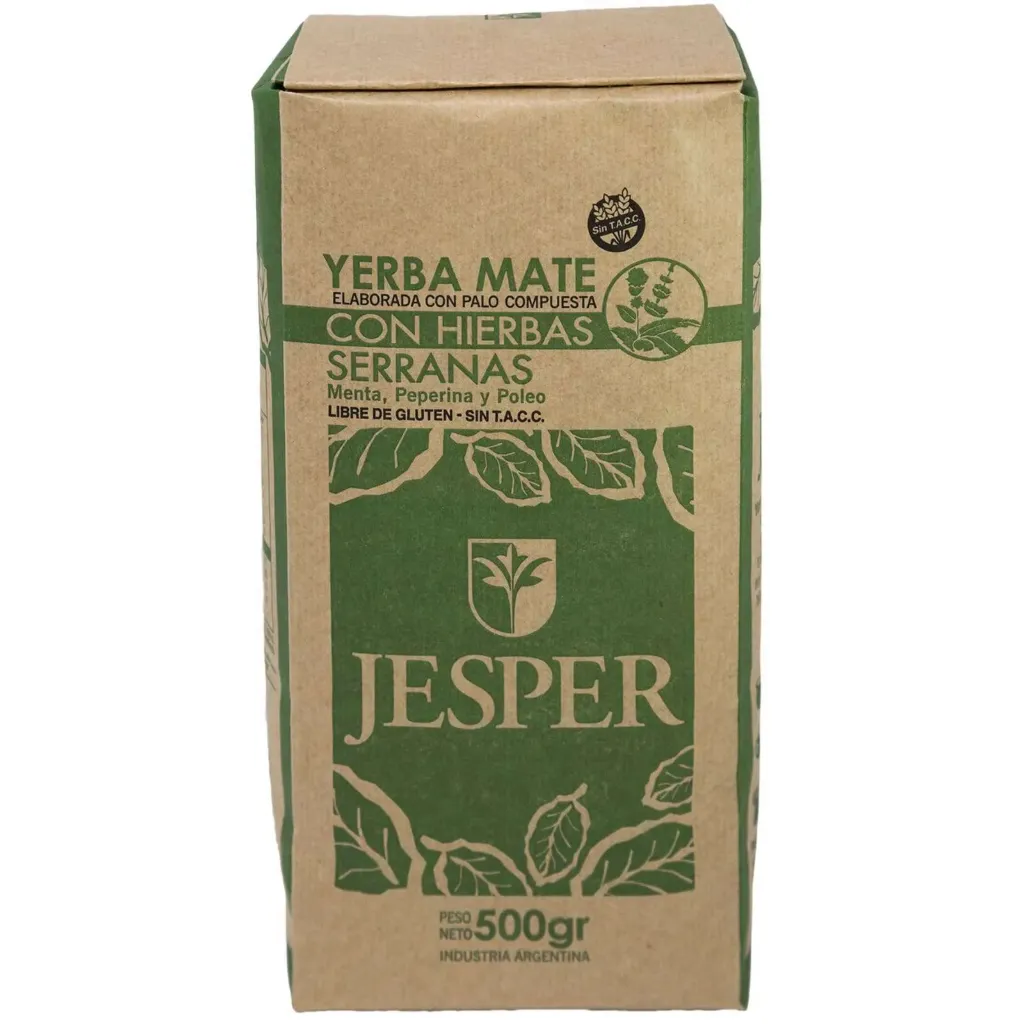 Jesper yerba mate compuesta  sin TACC 500g