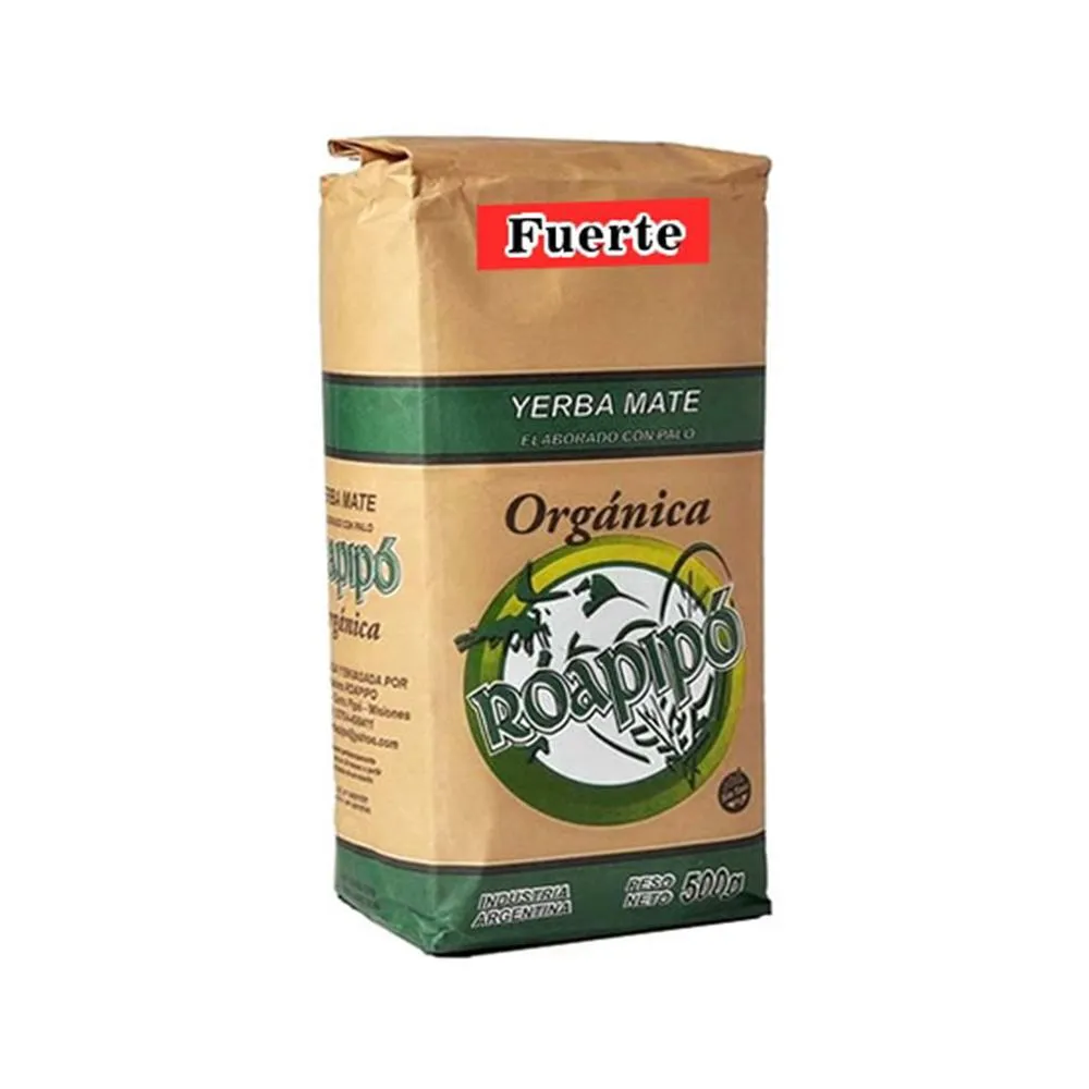 Roapipo yerba mate organica fuerte 500g