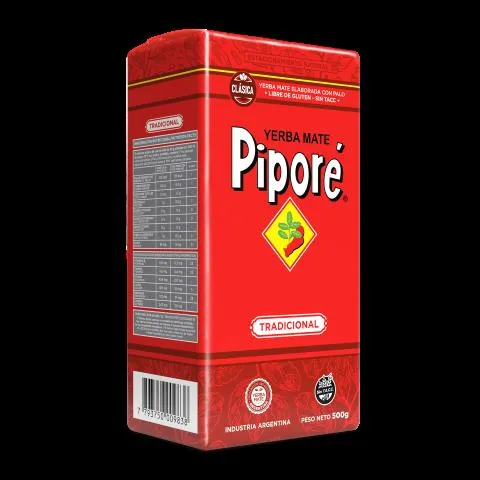 Pipore yerba mate sin TACC 500g