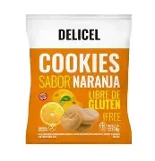 Delicel cookies sabor naranja