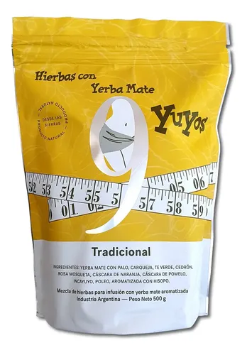 9 Yuyos hierbas con yerba mate sin TACC 400g
