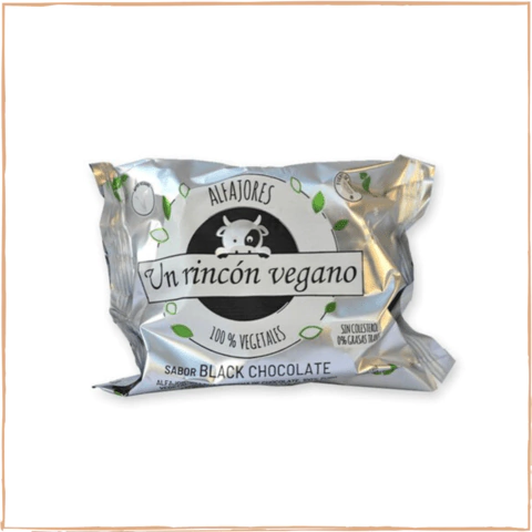 Rincón Vegano alfajor vegano de choco negro