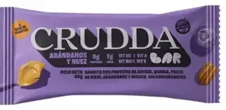 Cruda barra proteica arándano y nuez sin TACC 