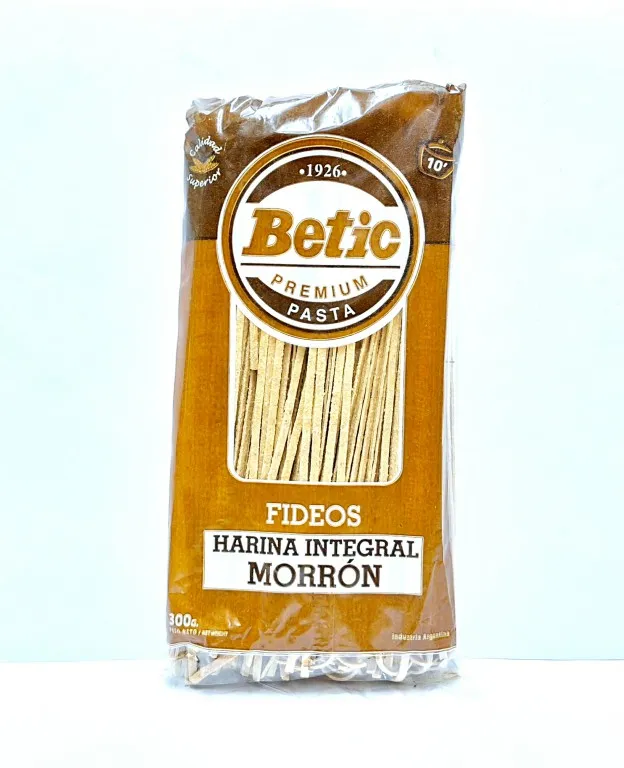 Betic tallarines integrales dietéticos morrón