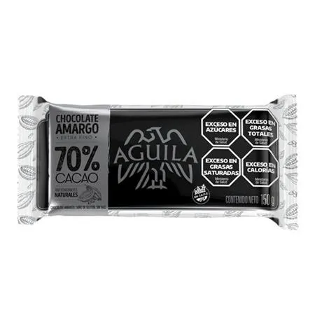 Chocolate Águila 70% cacao 70g
